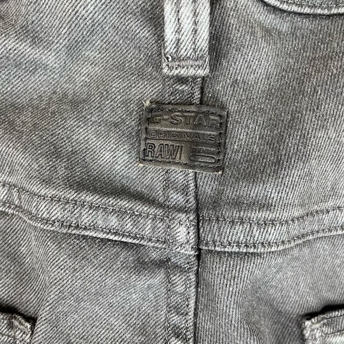 G-Star Raw Jeans Mens 36x32 Black 5620 3D Super Slim Denim Mid Rise Moto Biker - Picture 10 of 18