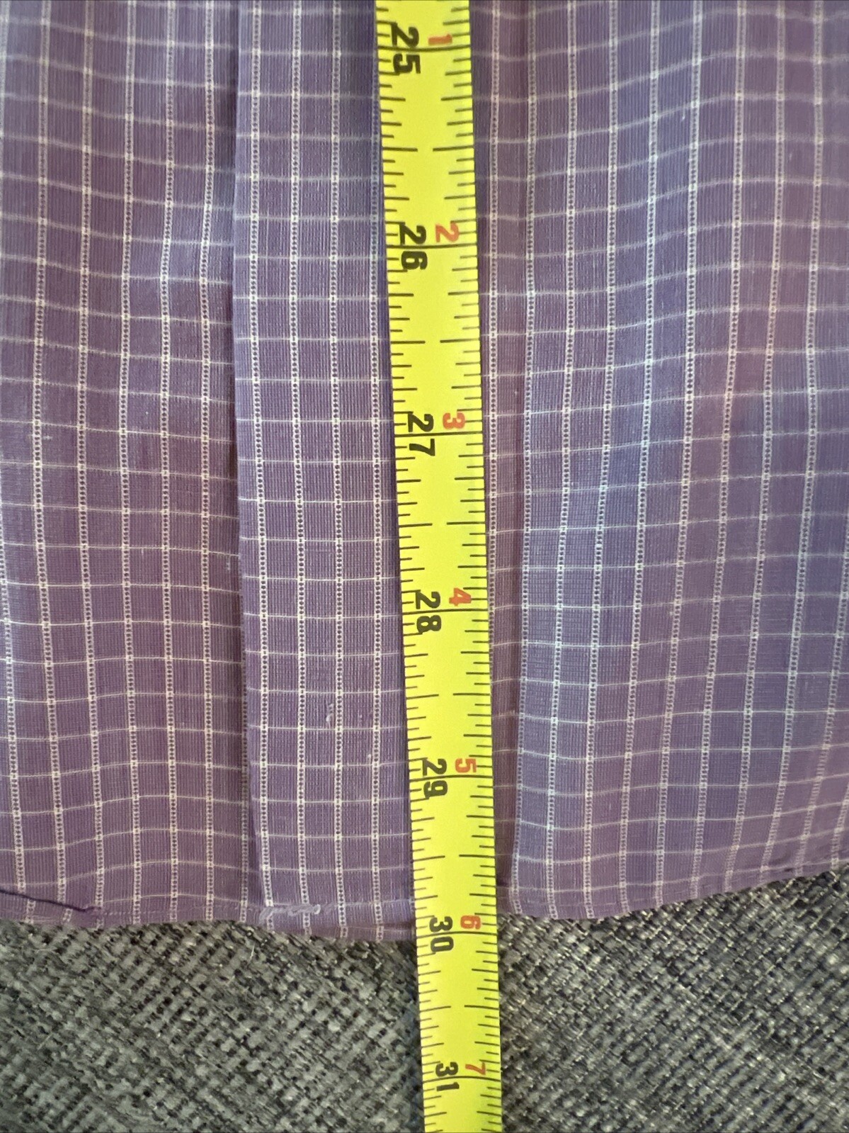 Yves Saint Laurent Camicia Uomo M Viola 15 1 2 34 35 YSL Manica Lunga Bottoni