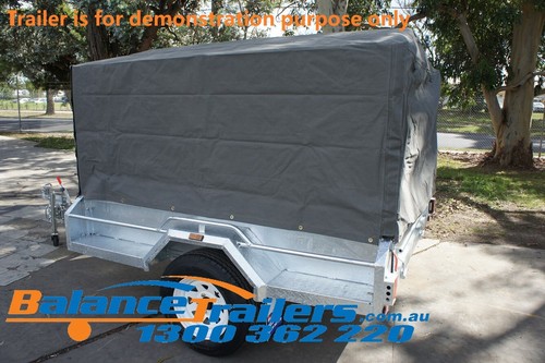 9x5 TRAILER CAGE CANVAS COVER TARP 600mm 2 FOOT - Picture 2 of 12