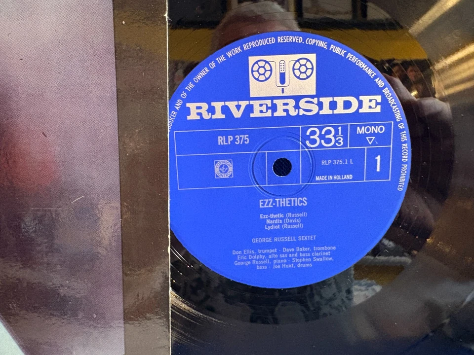 GEORGE RUSSELL EZZ THETICS RIVERSIDE 375. ORIGINAL HOLLAND LP EXC+ - Photo 2/4