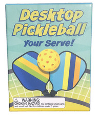 Desktop Pickleball: Your Serve Ball Game Office RP Minis 51095 Mini Travel Game