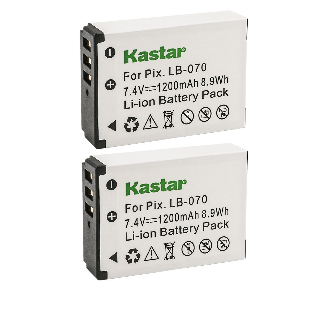 Kastar Replacement Battery Pack for LB-070 LB070 Minolta MN67Z