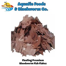 Blood Worm Premium Flakes for Tropical Fish, Usa Made