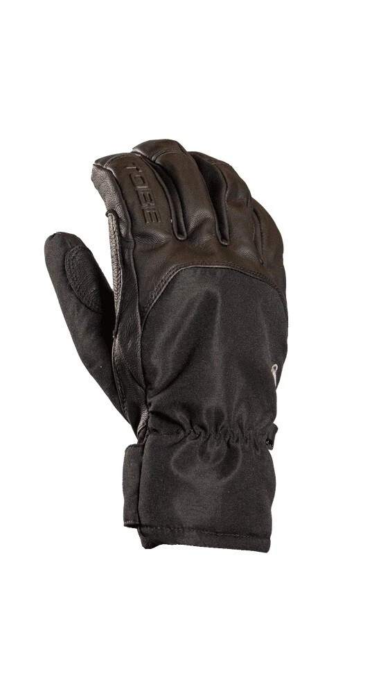 New Tobe Capto Mid V2 Jet Black Snowmobile Snow Bike Gloves