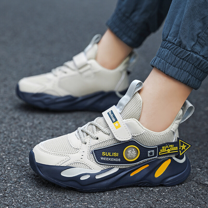 Tobfis Boys Girls Kids Arch Support Bungee Tennis Athletic Running Shoes Lightweight Breathable School Walking Sneakers(Toddler/Little Kid/Big Kid)(Black) - Tobfis