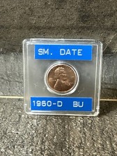 1960-D Small Date Lincoln Memorial Cent Error Defective Lamination Planchet