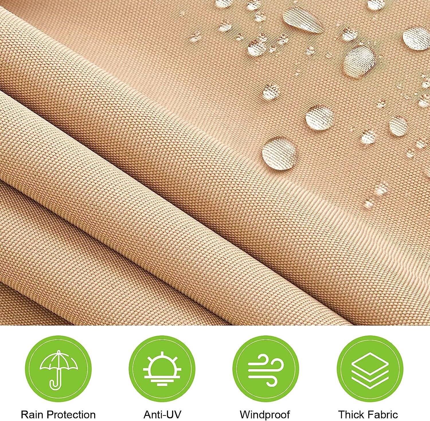 Manual Retractable Awning, Outdoor Sunshade Shelter Deck, Window & Door