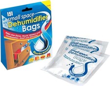 DEHUMIDIFIER BAGS HELP TO STOP DAMP ABSORB MOISTURE & MOULD CLOTHES CAR DRAWER W
