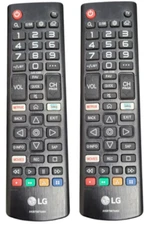 LOT OF 2 New AKB75675304 Replace Remote Control for LG Smart TV WITH BATTERY