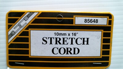 Stretch Cord 10 mm  X   16''  Random Colors  LOT OF 6  (85348)  FS