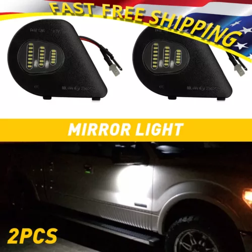 For 2010-2019 Dodge Ram 1500 2500 Puddle Accessories Bright Lights