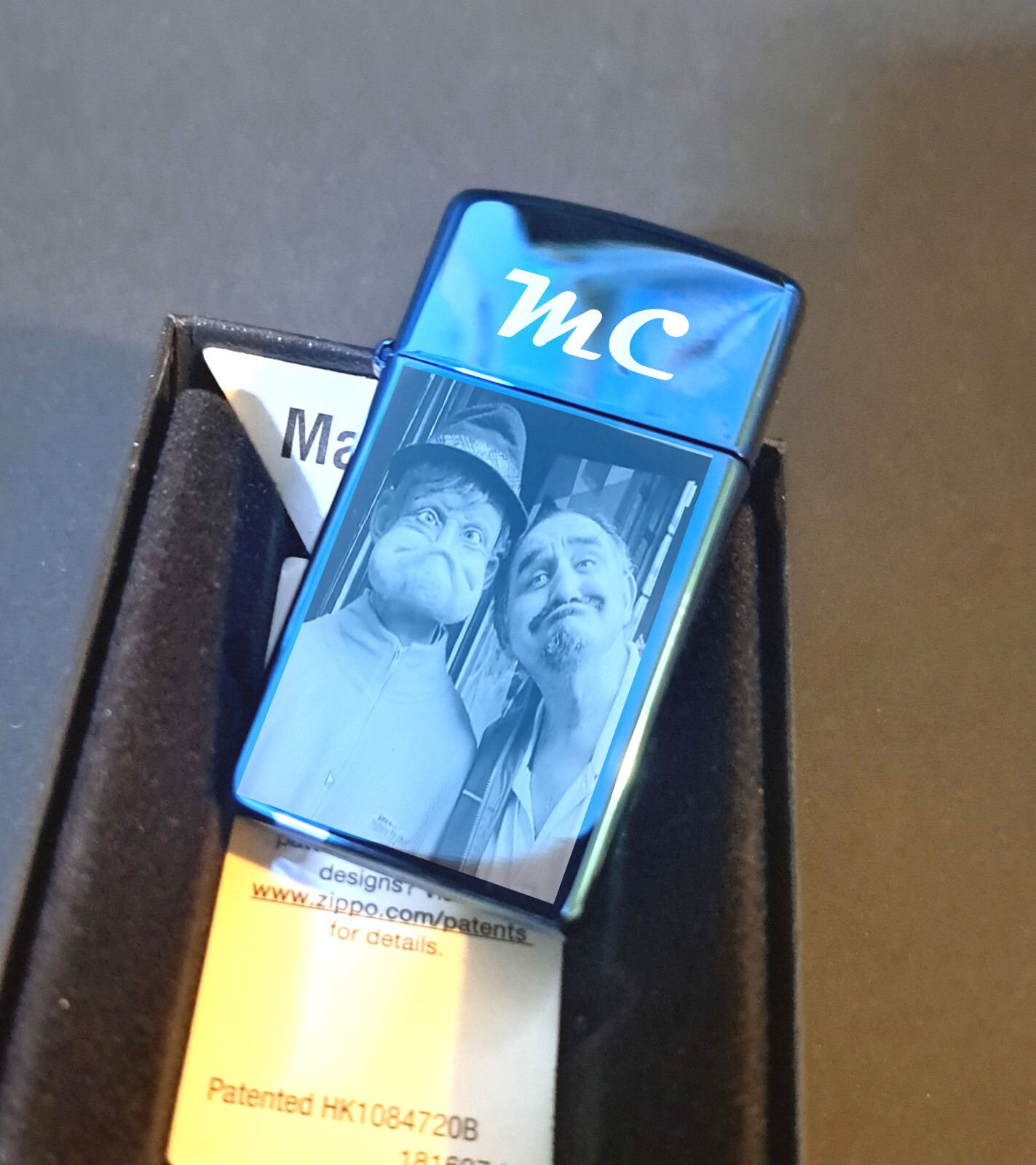 - Custom Engraved With Photo & Text
