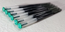 6 GREEN INK F refill for Zebra F-301 F301 Ball Point Pen Fine 0.7mm cartouche
