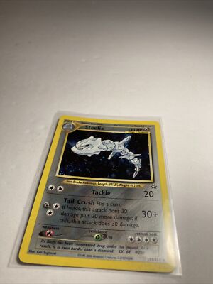 Steelix Pokemon Card 15/111 Neo Genesis Unlimited Edition Holo
