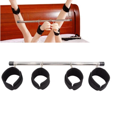 Bondage Spreader Bar Leg Wrist Handcuffs Harness Adult Game Restraint BDSM Toy