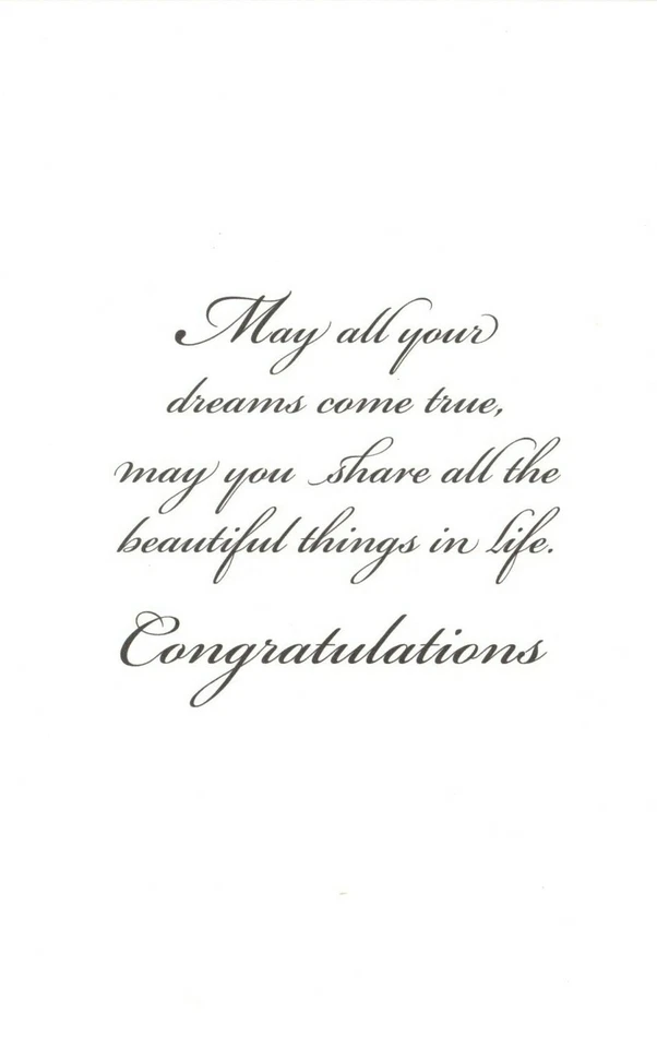 Congratulations Wedding Colorful Pansy Pansies & Butterfly Theme Card - Image 2 of 3