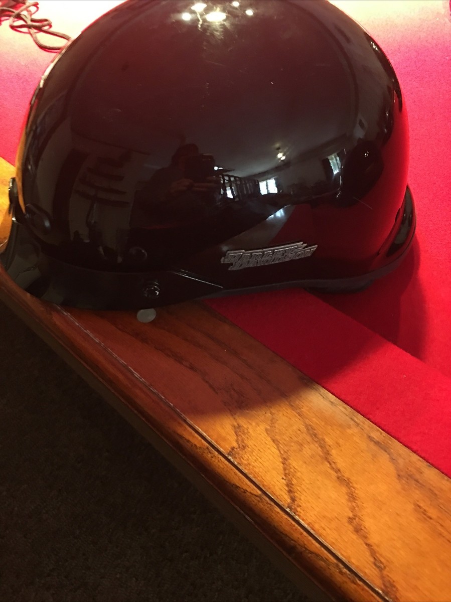 Harley Davidson DOT fiberglass Motorcycle half Helmet -SZLarge 59
