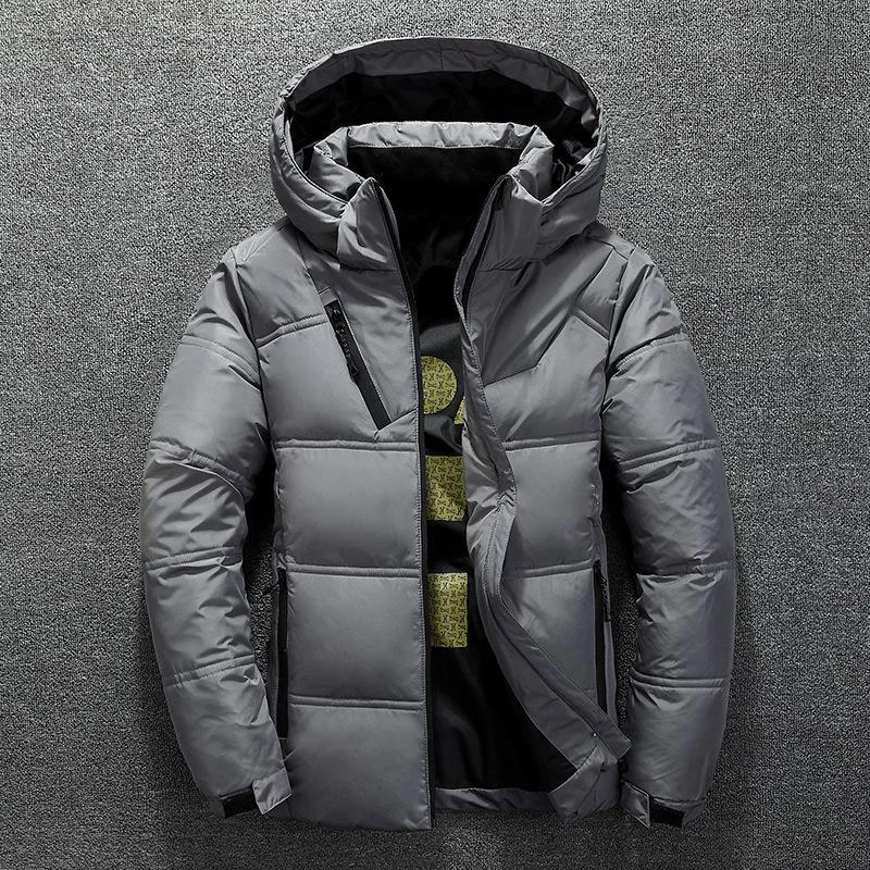 Chaqueta De Invierno Frio Nieve Para Hombre Gruesa Con Capucha Chamarras Nueva image 1