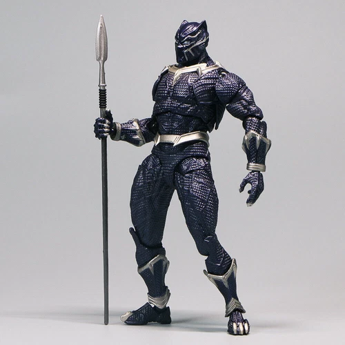 Amazing Yamaguchi Revoltech Black Panther Actionfigur Neu in Box 6 Zoll China Ver - Bild 10 von 15
