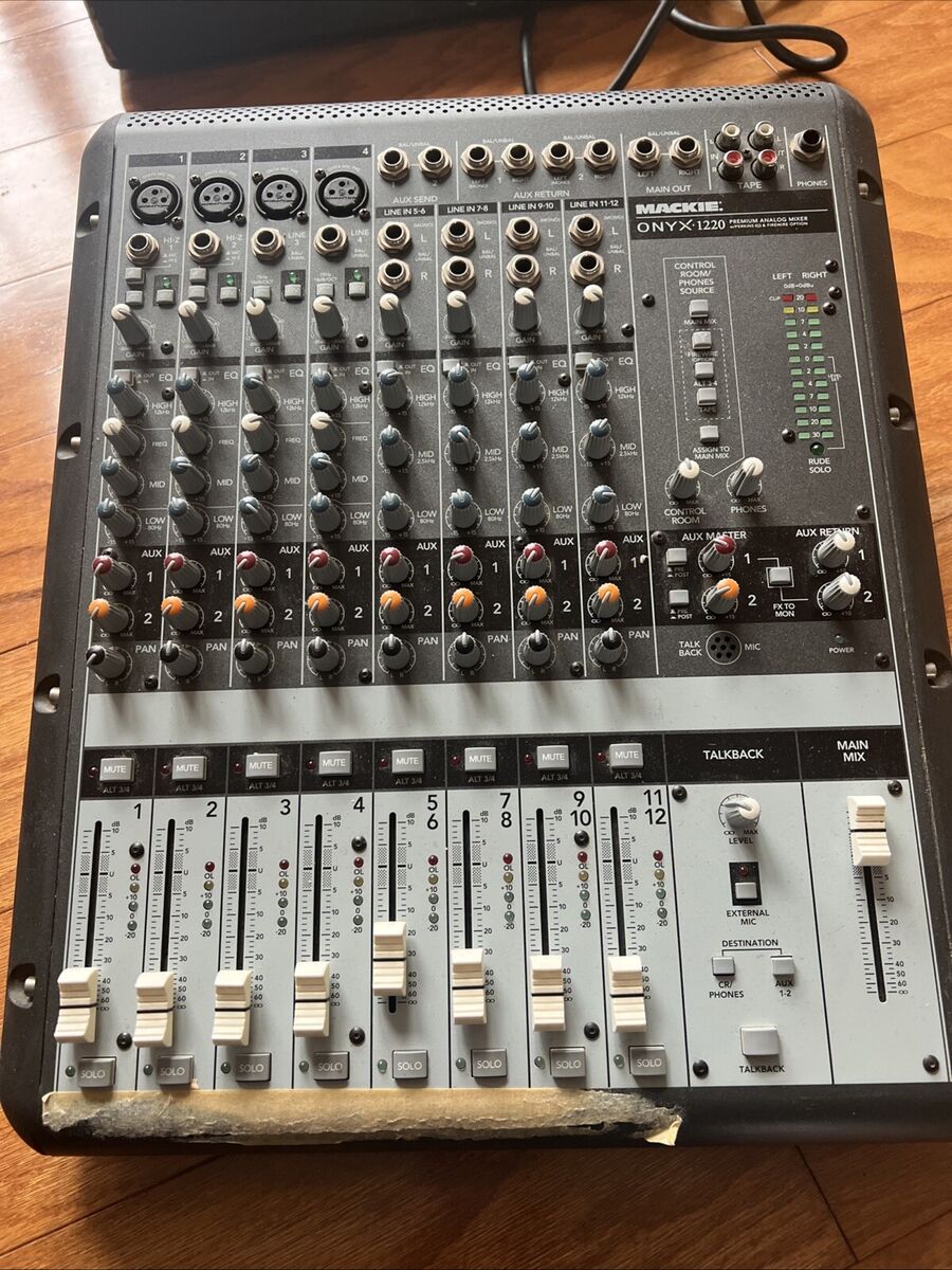 Mackie Onyx 1620 Mixer 16-channel Mixing Console ONYX1620 Mackie Onyx 1620 Mixer 16-channel Mixing Console ONYX1620