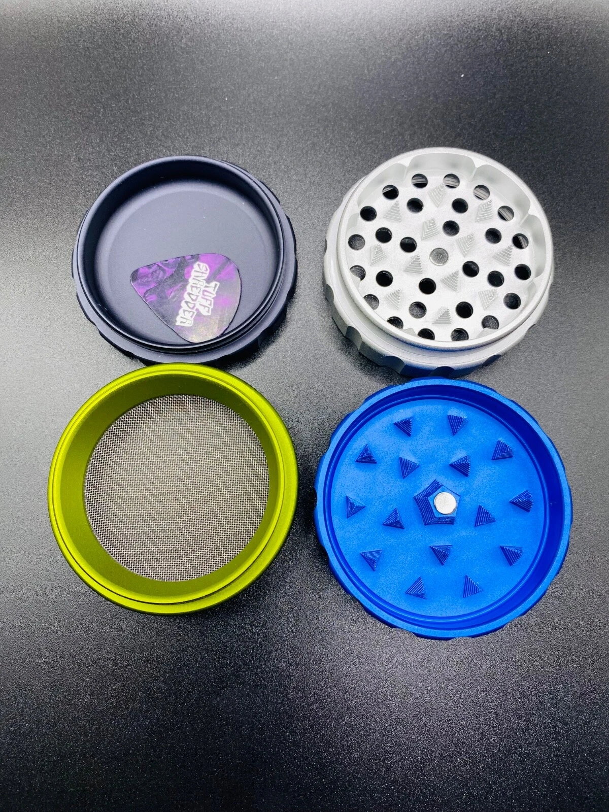 Tobacco Herb Grinder Spice Herbal 4 Piece Metal Rasta Alloy Smoke Large