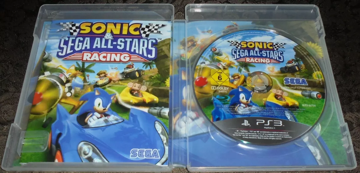 sonic sega all-stars racing - jogo para xbox 360 - Retro Games