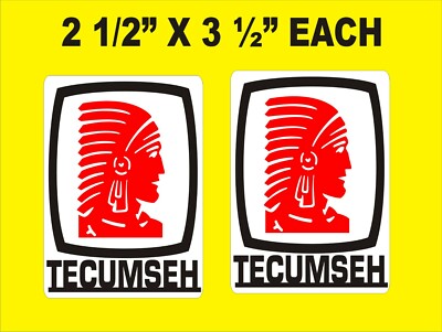 Tecumseh Parts Decal TECUMSEH Vinyl Decal Sticker - Choose From 5 - Foto 6