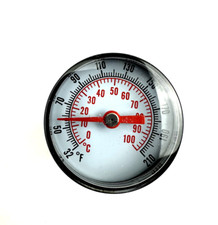 Thermometer for hot Water used with in floor heat  manifolds, 8 units per order