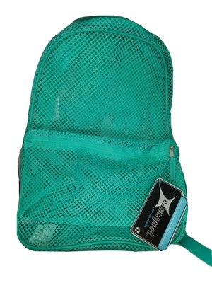 green mesh backpack