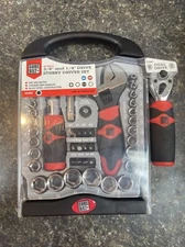 SUREBILT Stubby Driver Dual Drive Ratchet SAE/METRIC Tool Set 45 Piece  # AZ5002