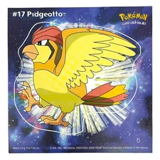 Pokemon Collect 'em Stick-Ups Pidgeotto #17 Large 4” Sticker Priss Prints