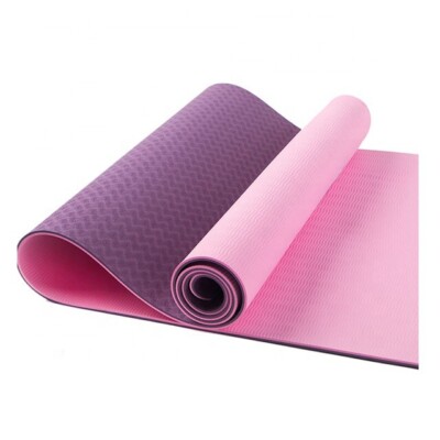 TPE Yoga Mat Non-Slip Gym Exercise Fitness Sports Pilates 183 x