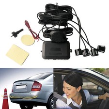 Parking 4 Sensors Car Reverse Backup Rear Buzzer Radar System Kit Alarm A3GS