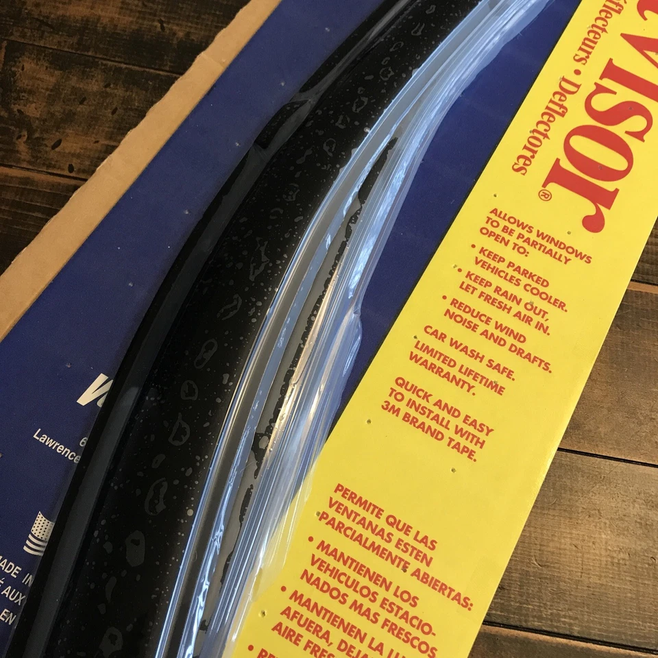 Protectores de lluvia 2 piezas ventana ventilación visera pantalla para Dodge Chrysler Plymouth 1996 nuevo de stock Foto 4 de 4