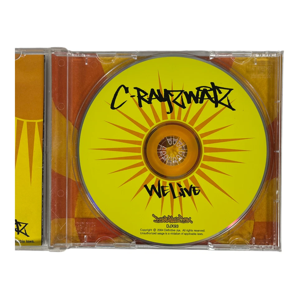 C-Rayz Walz – We Live: The Black Samurai E.P. CD, EP, Limited Edition 2004 Foto 2 de 3