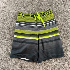 OP Swim Trunks Adult Medium Gray Lightweight Op Board Shorts Bathing Suit Mens