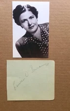 LOUELLA O. PARSONS  (1881 - 1972) Gossip Columnist & Screenwriter autograph.