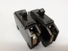 Lot of 2- Westinghouse Quicklag 15 Amp Single Pole Circuit Breaker Type P
