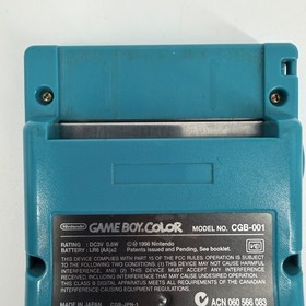 Nintendo Game Boy Color Teal Console Bundle with 13 Games and Cases