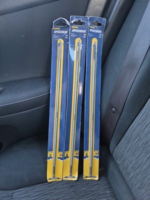3 Pack Irwin 3/8'' x 16'' Long Spade Paddle Flat Drill Bit Speedbor Impact 88706