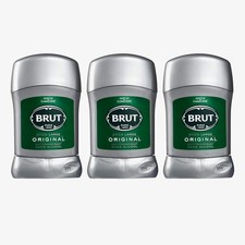 Brut Original Men's Large Anti-Perspirant Deodorant Stick - 3 x 50ML