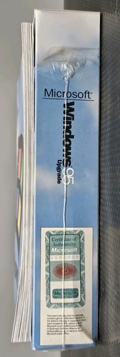Microsoft Windows 95 Upgrade CD-ROM Edition BOX & MANUAL ONLY *NO CD* - Picture 9 of 9