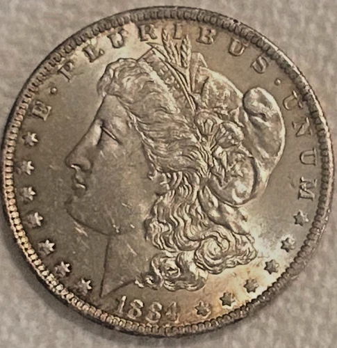 1884 O Morgan Brilliant, beautiful bright uncirculated free ship Sigma tested ++