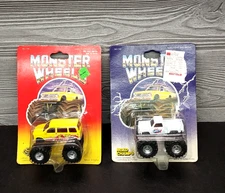 1980's ROAD CHAMPS MONSTER WHEELS MONSTER TRUCKS CHEVY BANDIT & FORD FIRE CAT