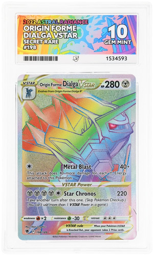 Origin Forme Dialga VSTAR graded ACE 10 for sale on eBay