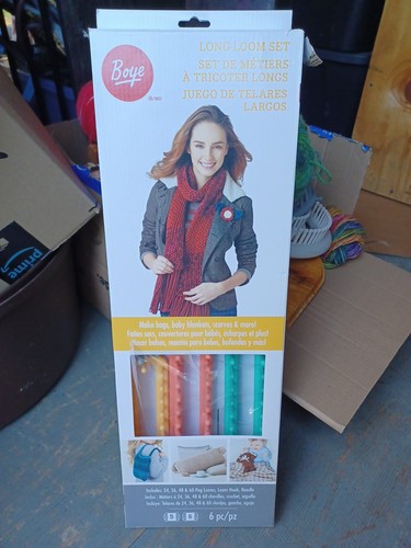 Boye Long Loom Knitting Set 5 piece 2024 with Box
