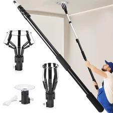 26FT Light Bulb Changer for High Ceilings with Suction Cup & Extension Pole
