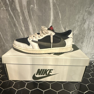 #ad Air Jordan 1 Retro Low OG SP Travis Scott Olive W $550.00