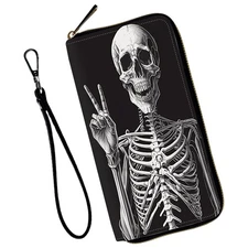 Wristlet Wallet for Women Teen Girls RFID Blocking Credit Card Holder with Re...