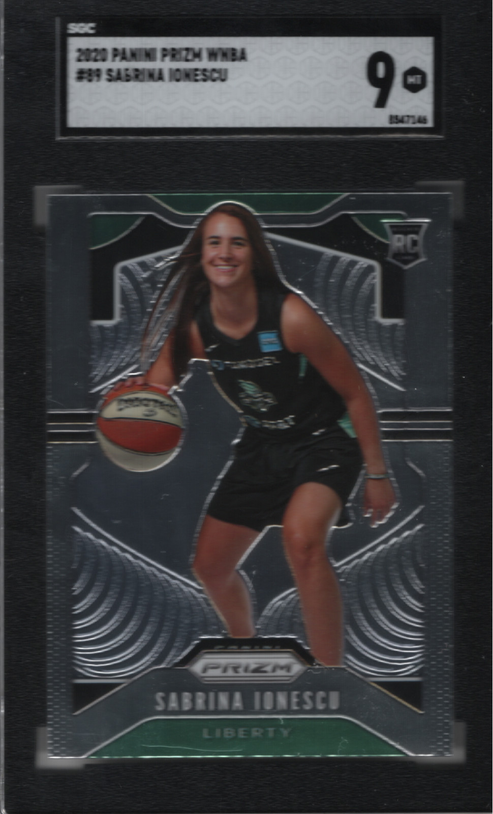 2020 Panini Prizm WNBA Sabrina Ionescu Basketball Rookie Card #89 (Mint 9)